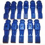 Dynamo/Great American Blue Foosball Men Players | Weighted Old Style - Set of 11