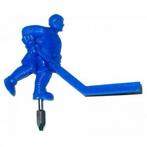 Individual Painted Blue Short Stick Bubble Hockey Man | moneymachines.com