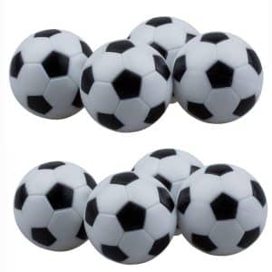 Foosball Table Checkered Soccer Balls - Set of 8 | moneymachines.com