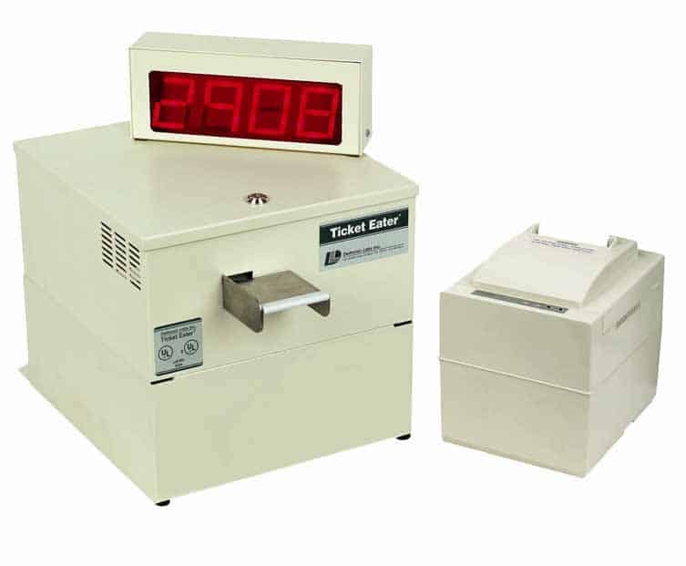 Deltronic Labs DL9000 Table Top Ticket Eater/Counter With Printer | moneymachines.com