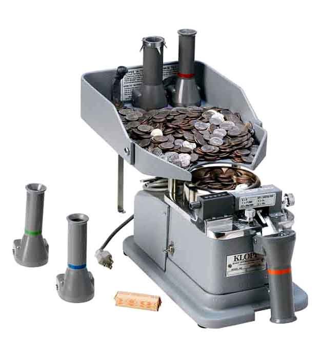 Klopp CE Electric Coin Counter, Wrapper And Bagger - Money Machines