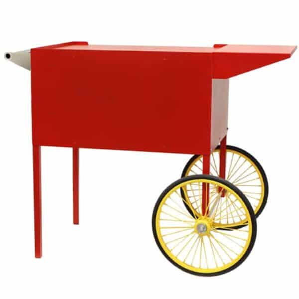 Large Red Popcorn Cart | moneymachines.com