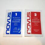 Novus 2 and Novus 1 Combo Sample Size Scratch Remover And Polish