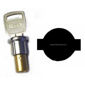 Oak Vendor High Security Lock With Key | moneymachines.com