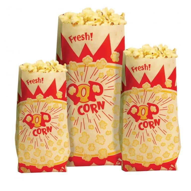 Paragon Popcorn Bags - Medium 1.5 oz. | moneymachines.com
