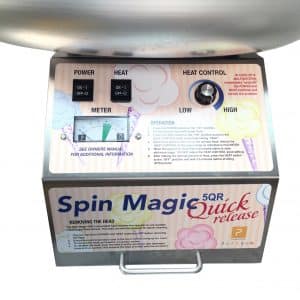Spin Magic 5 QR Cotton Candy Machine Control Panel | moneymachines.com