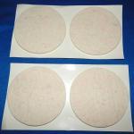 Air Hockey Felt Pads For Goalie Mallet Paddle - Set of 4 Quality Self Stick USA