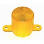 Yellow Light Dome With Screw Mounting Tabs