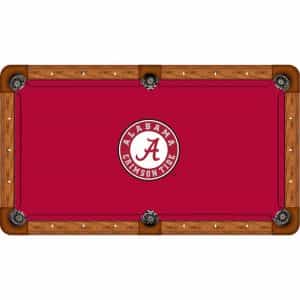 Alabama Crimson Tide Billiard Table Cloth | moneymachines.com