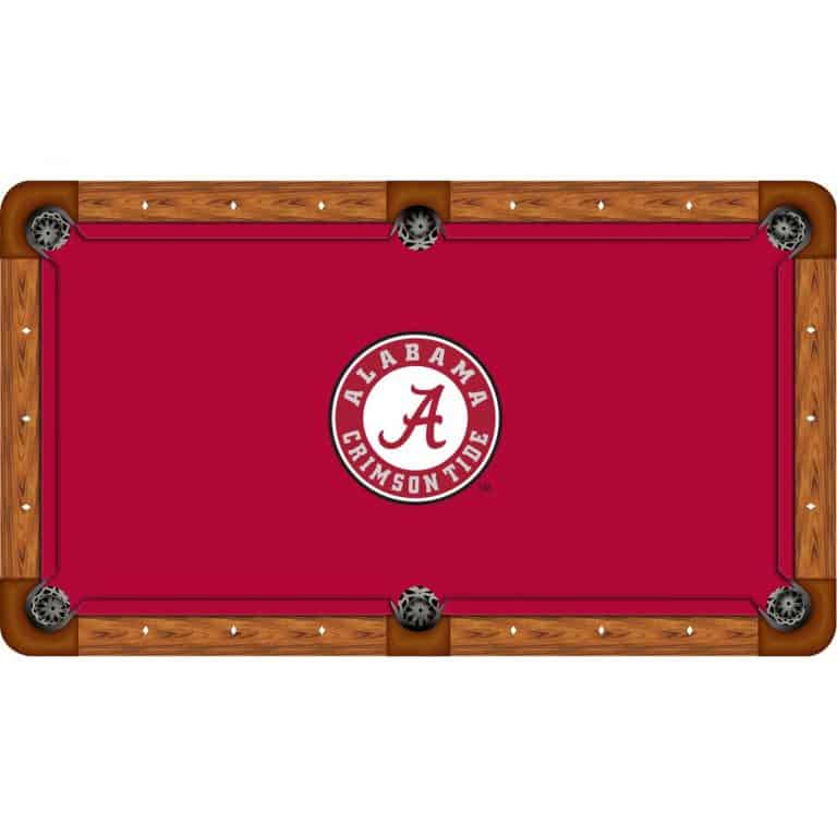 Alabama Crimson Tide Billiard Table Cloth | moneymachines.com
