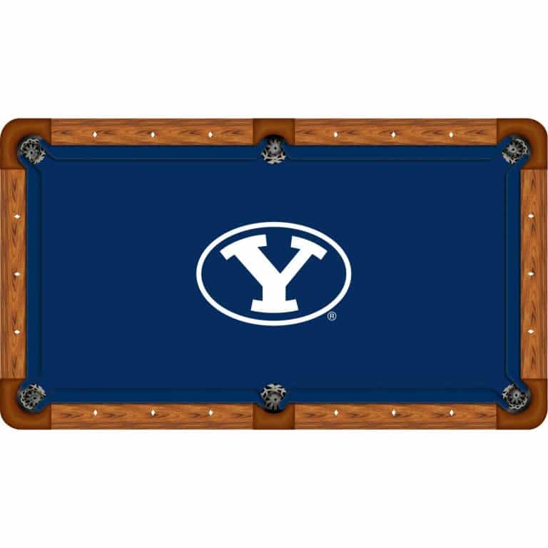 Brigham Young Cougars Billiard Table Cloth | moneymachines.com