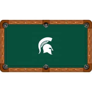 Michigan State Spartans Billiard Table Cloth | moneymachiines.com