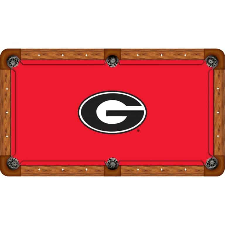 Georgia Bulldogs Billiard Table Cloth | moneymachines.com