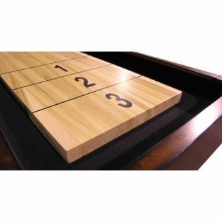 CL Bailey 9 Foot Traditional Mahogany Shuffleboard Table score end | moneymachines.com