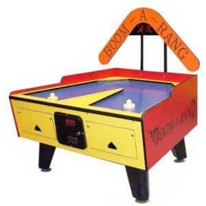 Coin Operated Boom-A-Rang Air Hockey Table With Overhead Electronic Scoring | moneymachines.com
