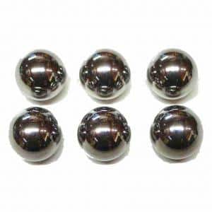 Lot of 6 1 1/16" Chrome Plated Pinball Balls | moneymachines.com