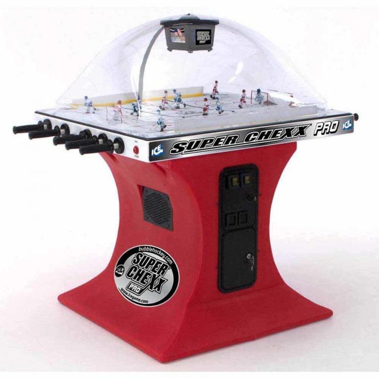 Super Chexx Pro Coin-Operated Bubble Hockey Table | moneymachines.com