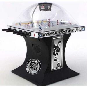 Super Chexx Pro Home Bubble Hockey Table Black Base | moneymachines.com