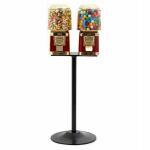 2 Classic Gumball Machines On Stand