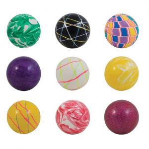 60mm (2.36 inch) Assorted Mixed High Bounce Super Balls - 150 Count Case | moneymachines.com