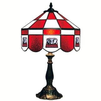 Alabama Crimson Tide Stained Glass Table Lamp | moneymachines.com