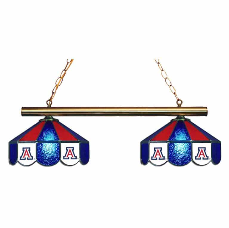 Arizona Wildcats Stained Glass Game Table Lamp | moneymachines.com