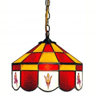 Arizona State Sun Devils Stained Glass Swag Hanging Lamp | moneymachines.com