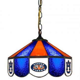 Auburn Tigers Stained Glass Swag Hanging Lamp | moneymachines.com