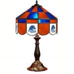 Boise State Broncos Stained Glass Table Lamp