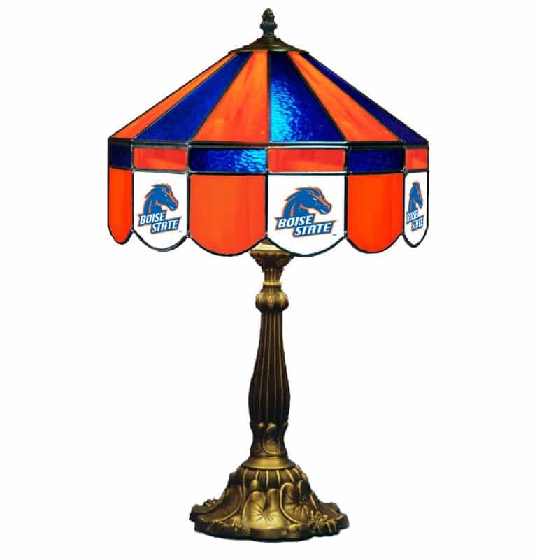 Boise State Broncos Stained Glass Table Lamp | moneymachines.com