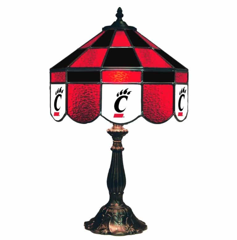 Cincinnati Bearcats Stained Glass Table Lamp | moneymachines.com
