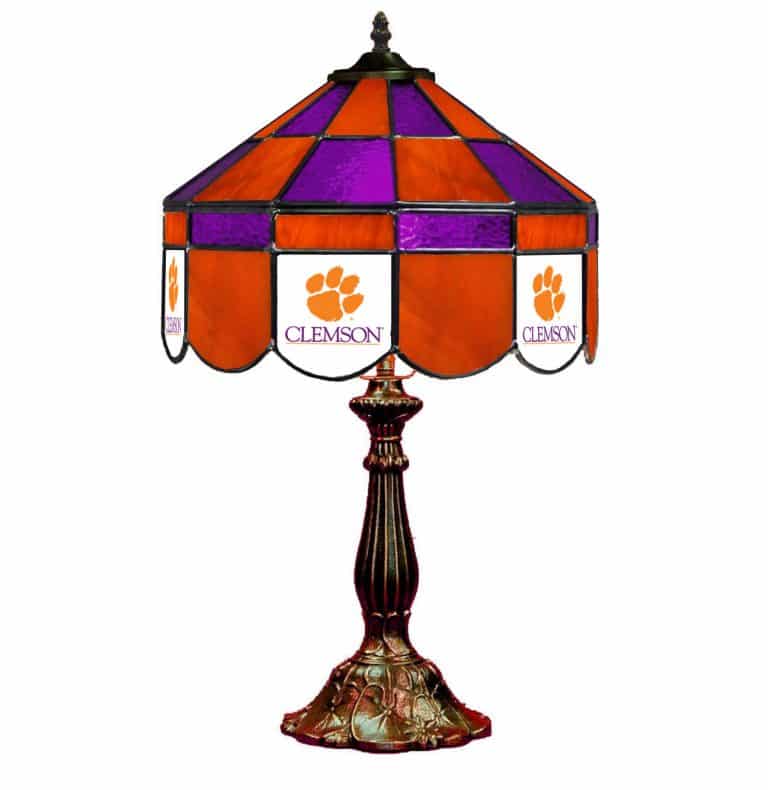 Clemson Tigers Stained Glass Table Lamp | moneymachines.com