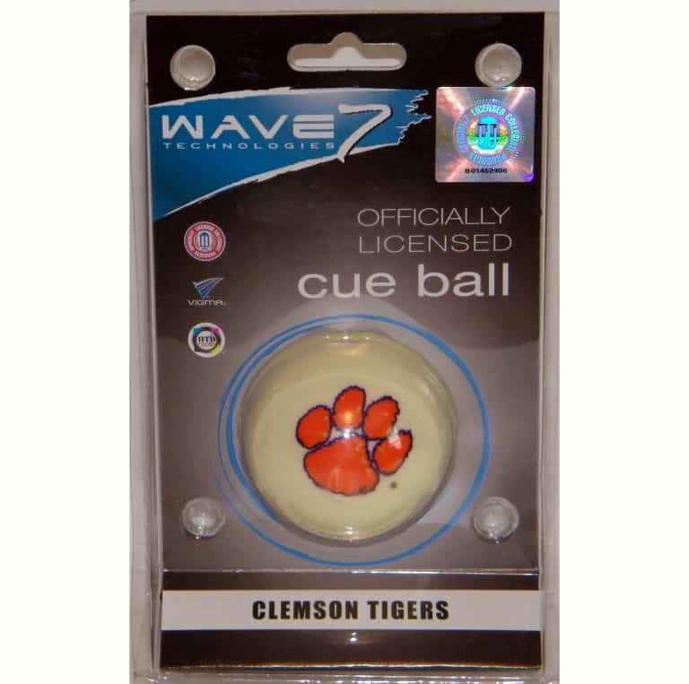 Clemson Tigers Billiard Cue Ball | moneymachines.com