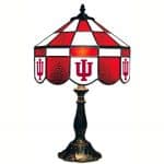 Indiana Hoosiers Stained Glass Table Lamp