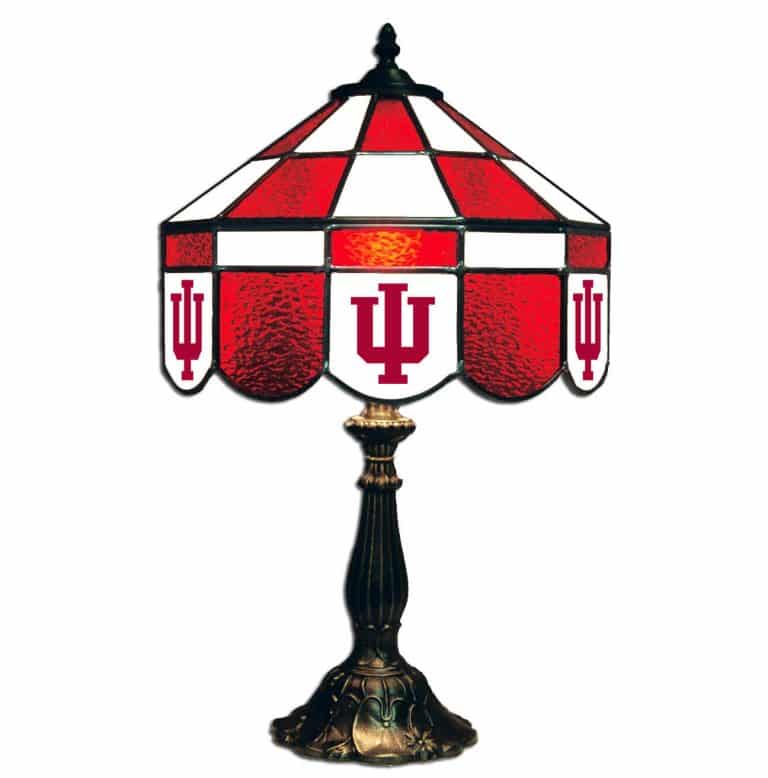 Indiana Hoosiers Stained Glass Table Lamp | moneymachines.com