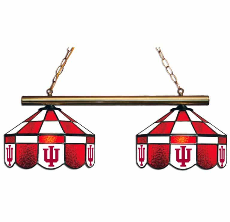 Indiana Hoosiers Executive Stained Glass Game Table Lamp | moneymachines.com