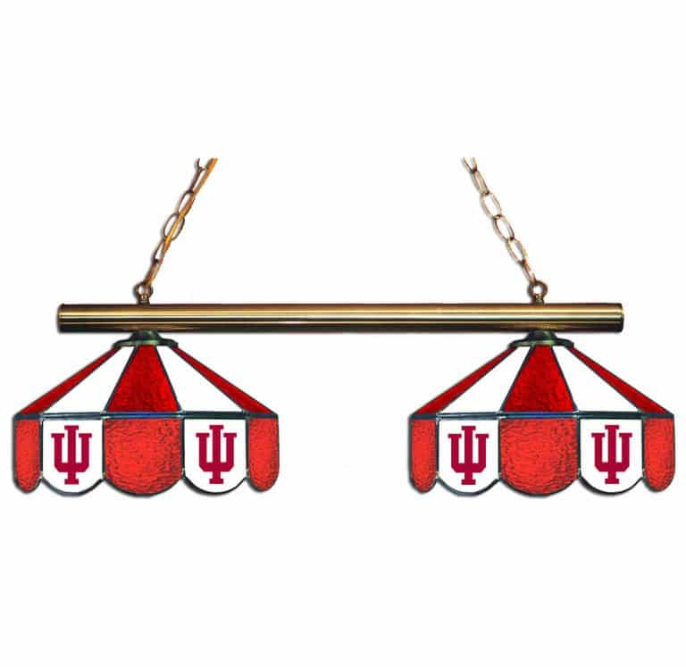 Indiana Hoosiers Stained Glass Game Table Lamp | moneymachines.com