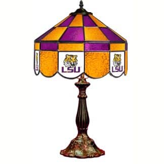 LSU Tigers Stained Glass Table Lamp | moneymachines.com