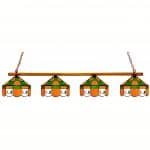 Miami Hurricanes Executive Stained Glass Game Table Lamp
