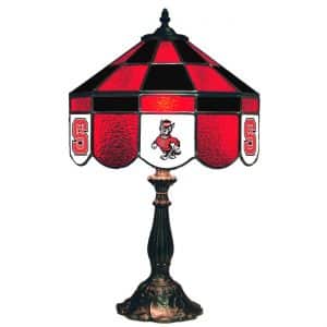 North Carolina State Wolfpack Stained Glass Table Lamp | moneymachines.com