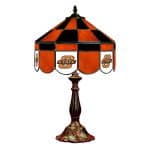 Oklahoma State Cowboys Stained Glass Table Lamp