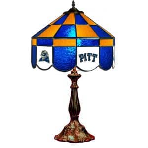 Pittsburgh Panthers Stained Glass Table Lamp | moneymachines.com