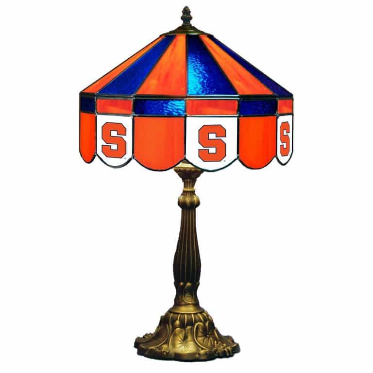 Syracuse Orange Stained Glass Table Lamp | moneymachines.com