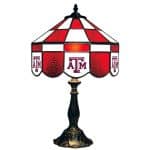 Texas A&M Aggies Stained Glass Table Lamp