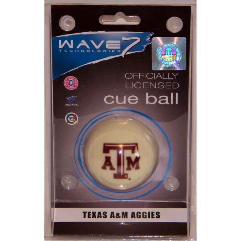 Texas A&M Aggies Billiard Cue Ball | moneymachines.com