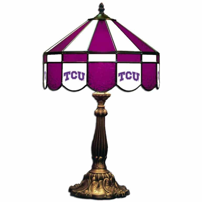 TCU Horned Frogs Stained Glass Table Lamp | moneymachines.com