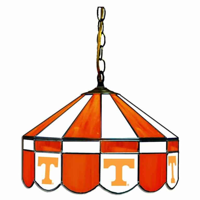 Tennessee Volunteers Stained Glass Swag Hanging Lamp | moneymachines.com