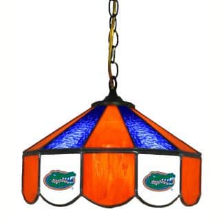 Florida Gators Stained Glass Swag Hanging Lamp | moneymachines.com