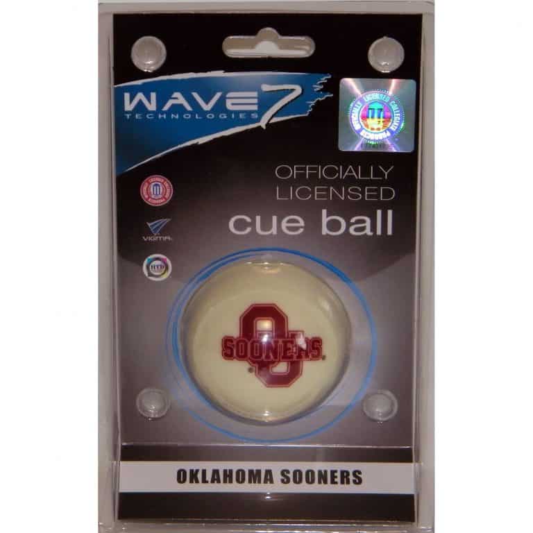 Oklahoma Sooners Billiard Cue Ball | moneymachines.com