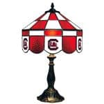 South Carolina Gamecocks Stained Glass Table Lamp